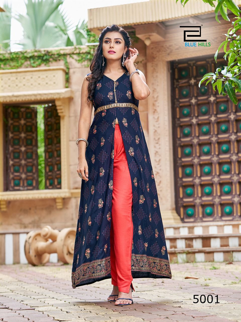 Blue Hills Summer Season 5Stylish Fancy Party Wear Kurti Collection